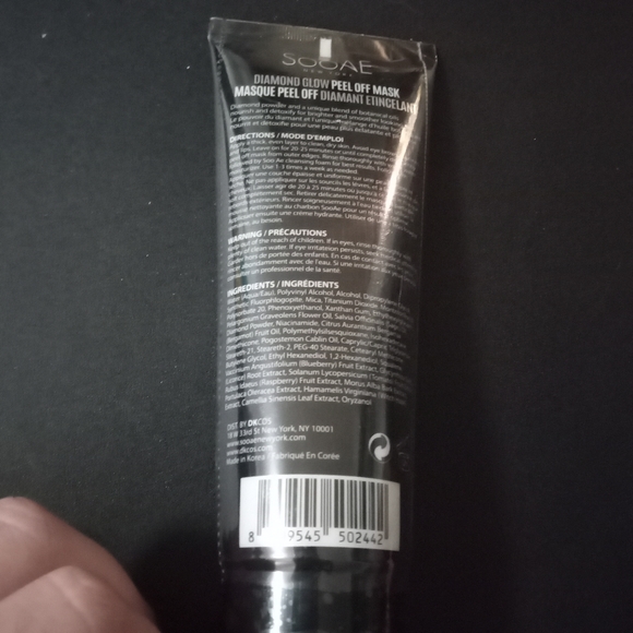 SOOAE Diamond & Gold Peel off Mask - Picture 2 of 2